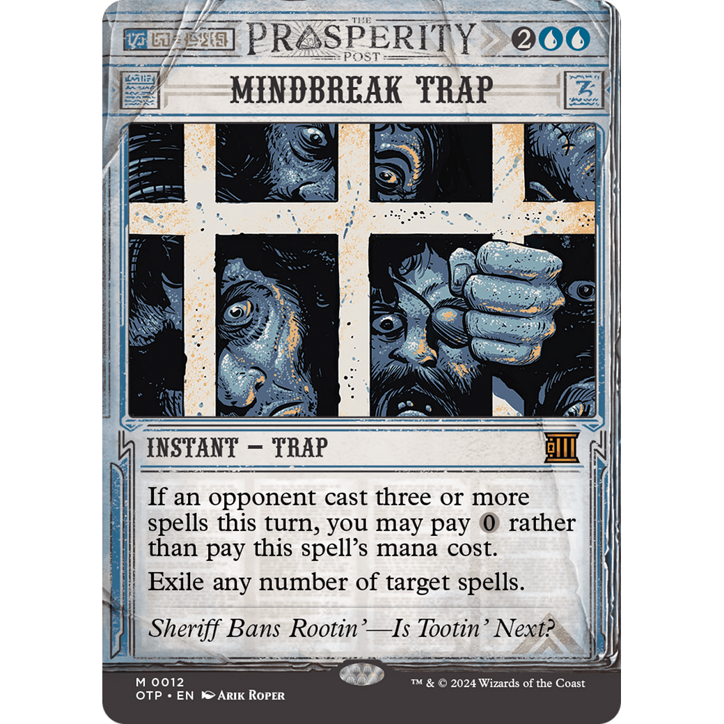 Mindbreak Trap (OTP-012) - Breaking News: (Showcase) (Borderless)