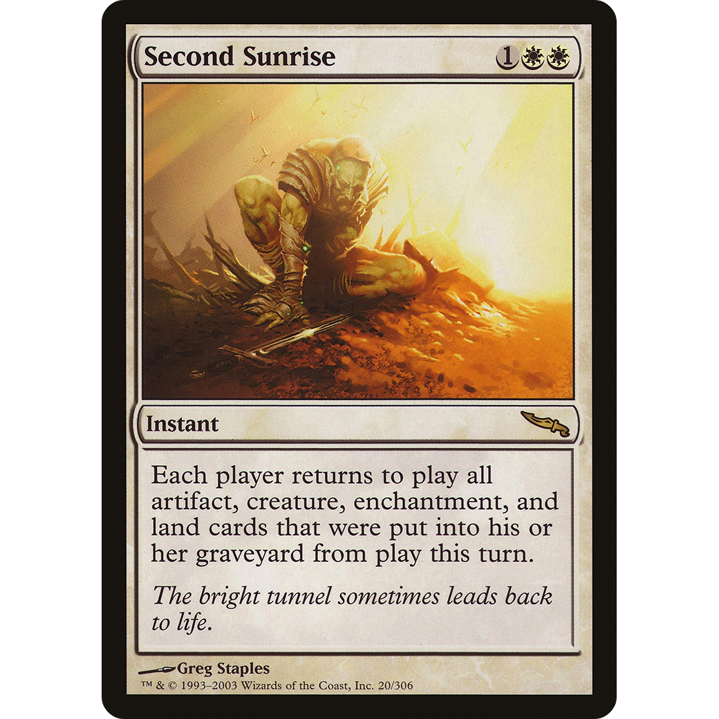 Second Sunrise (MRD-020) - Mirrodin Foil