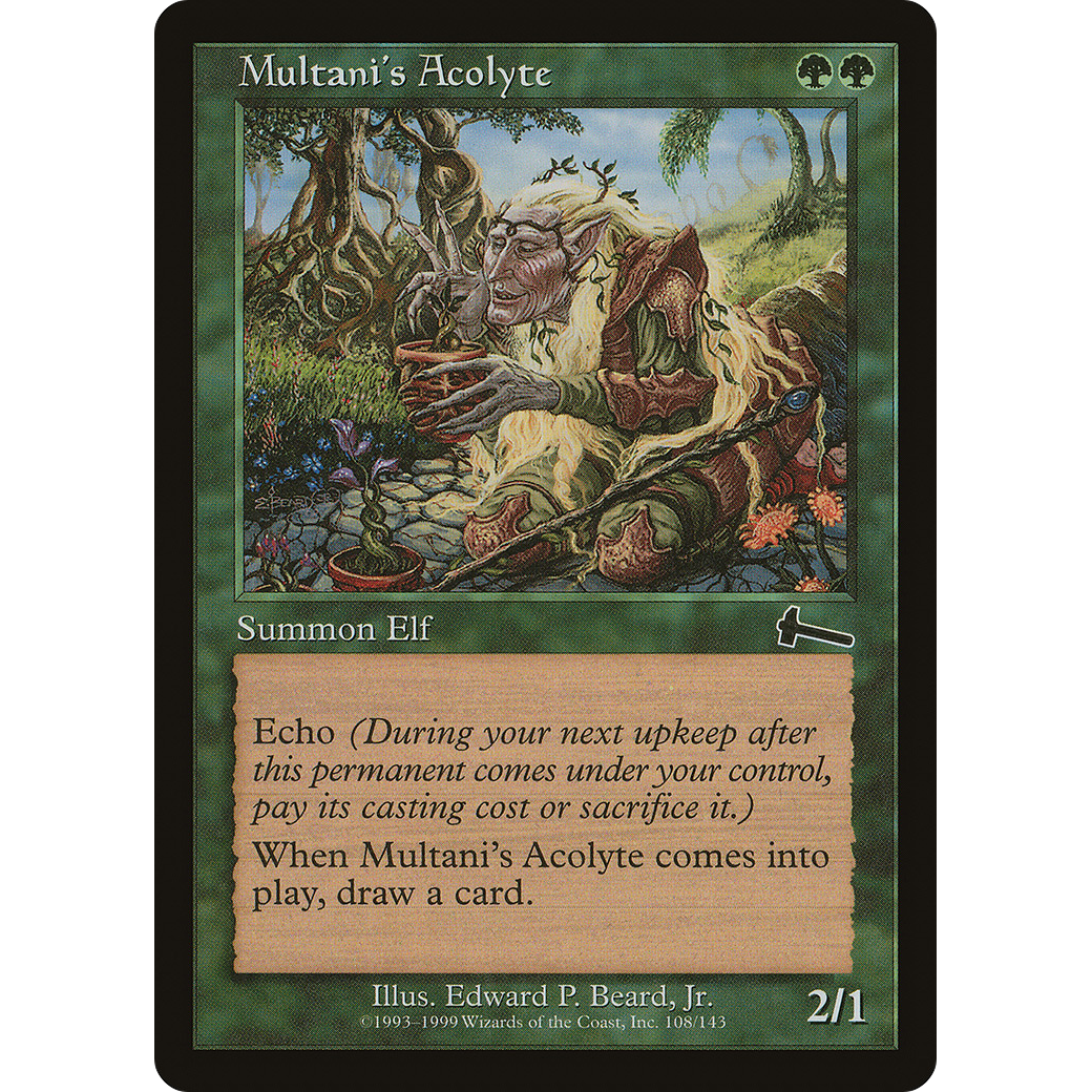 Multani's Acolyte (ULG-108) - Urza's Legacy Foil