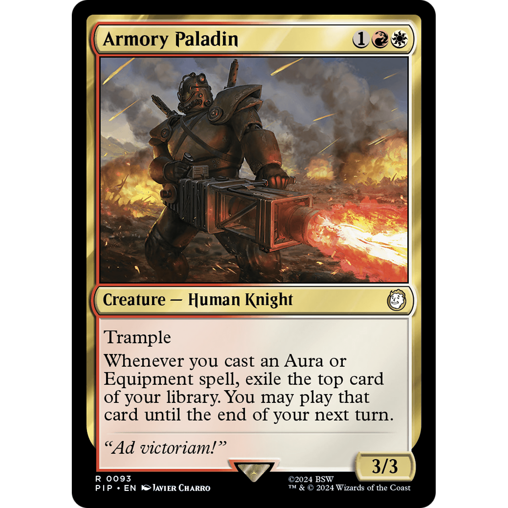 Armory Paladin (PIP-093) - Fallout