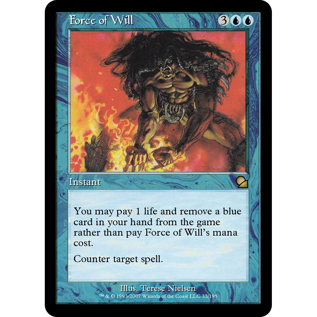 Force of Will (ME1-033) - Masters Edition Foil