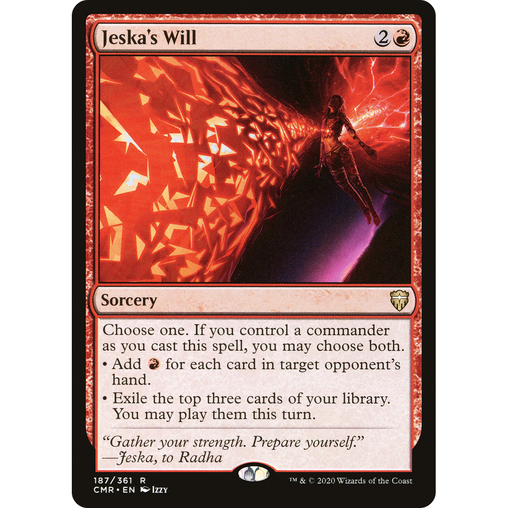 Jeska's Will (CMR-187) - Commander Legends Foil