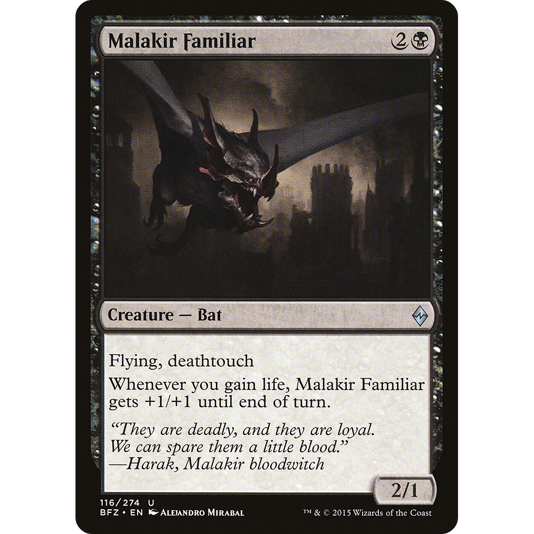 Malakir Familiar (BFZ-116) - Battle for Zendikar