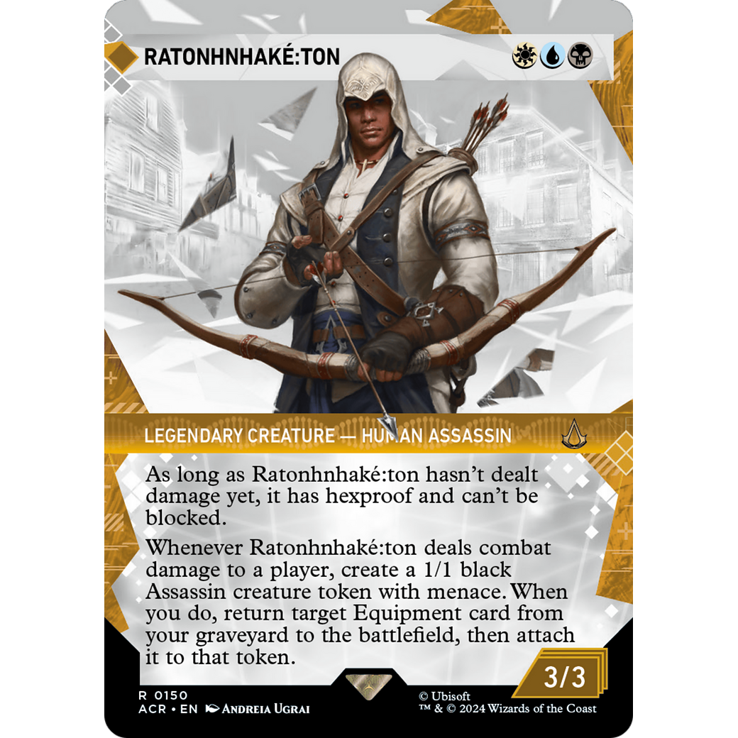 Ratonhnhake:ton (Showcase) (ACR-150) - Assassin's Creed: (Showcase) (Borderless)