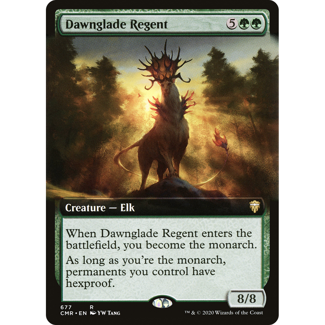 Dawnglade Regent (Extended Art) (CMR-677) - Commander Legends: (Extended Art)