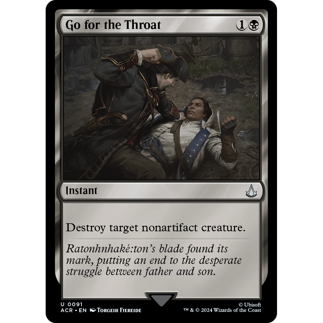 Go for the Throat (ACR-091) - Assassin's Creed Foil