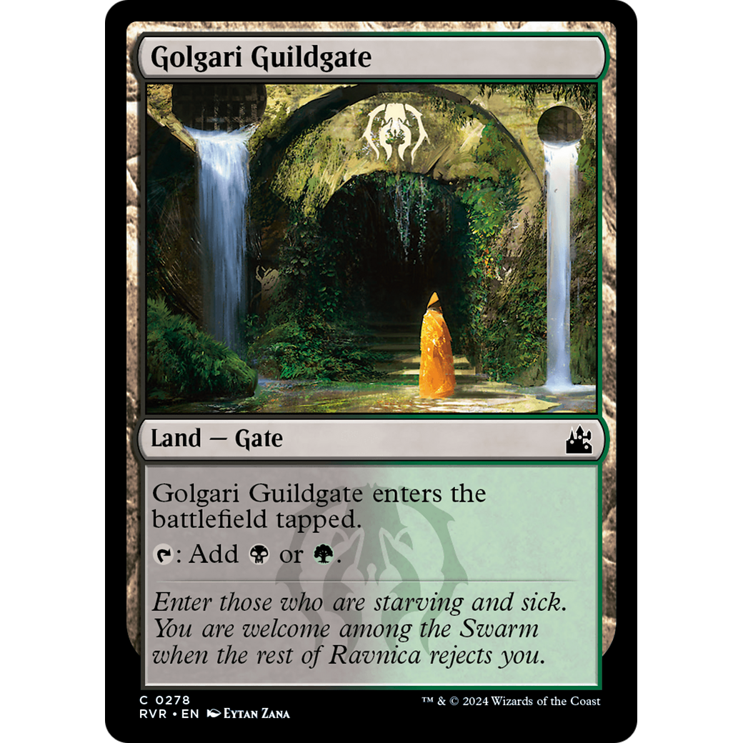 Golgari Guildgate (RVR-278) - Ravnica Remastered Foil