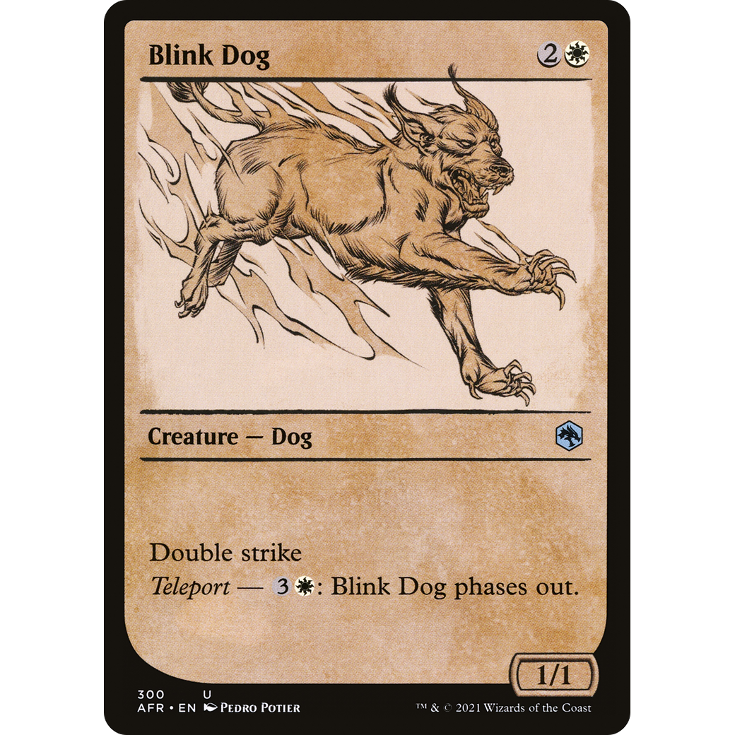 Blink Dog (Showcase) (AFR-300) - Adventures in the Forgotten Realms: (Showcase)