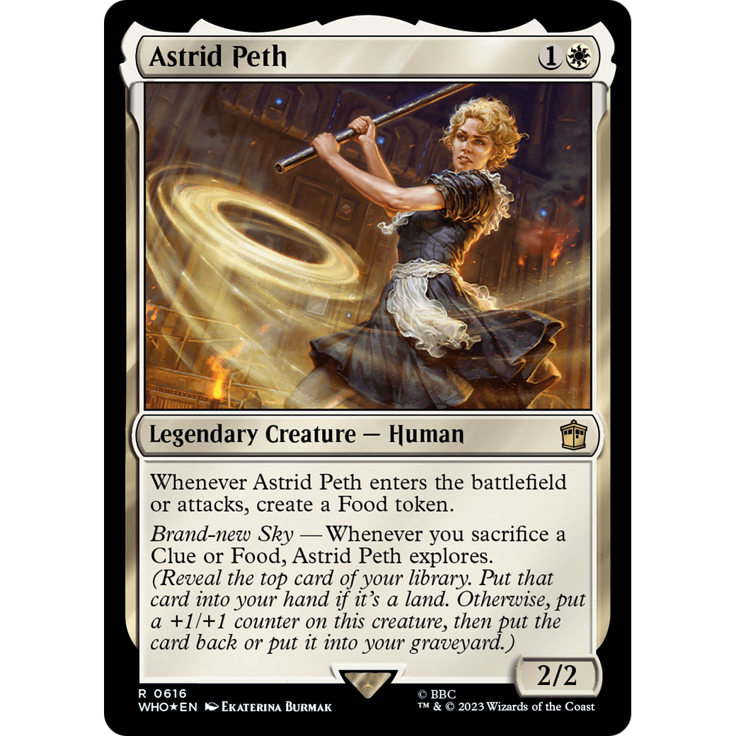 Astrid Peth (Surge Foil) (WHO-616) - Doctor Who Foil