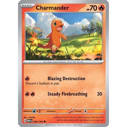 Charmander - 004/165 4 - SV Scarlet & Violet 151
