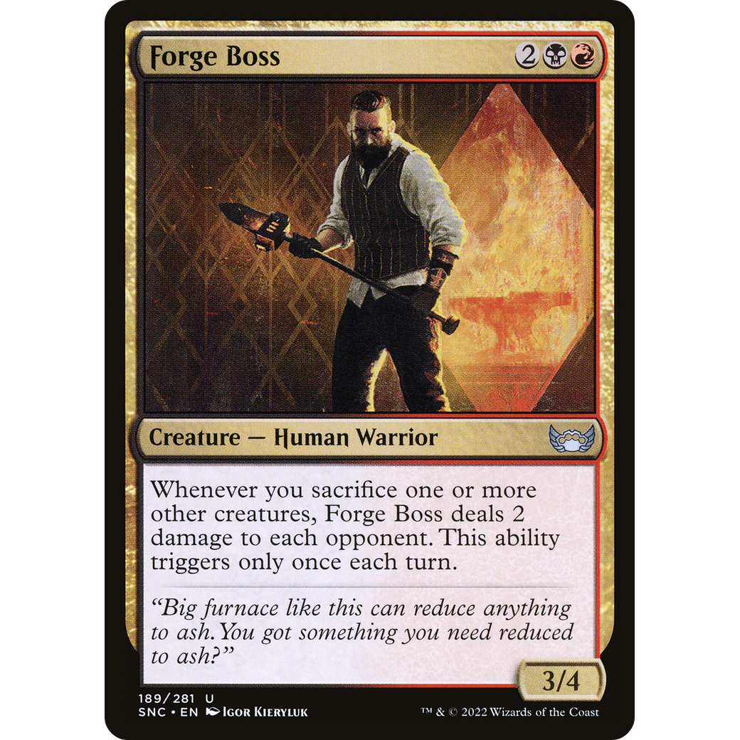 Forge Boss (SNC-189) - Streets of New Capenna Foil