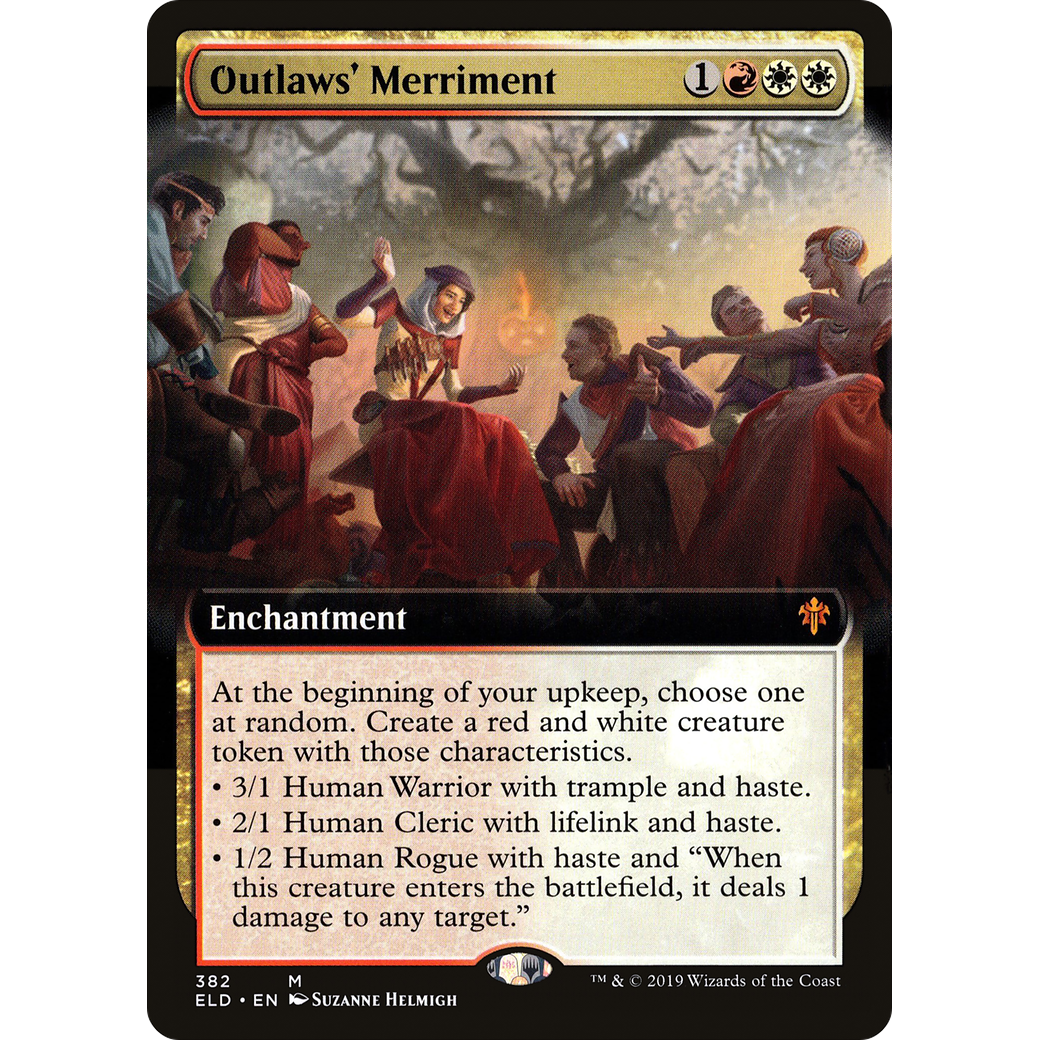 Outlaws' Merriment (Extended Art) (ELD-382) - Throne of Eldraine: (Extended Art) Foil