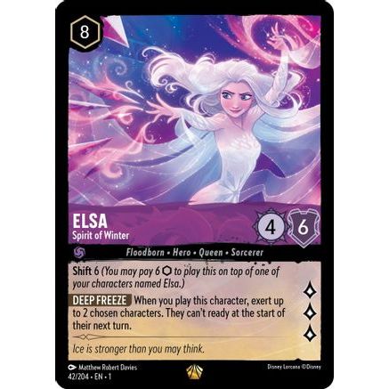 Elsa - Spirit of Winter (42/204) - The First Chapter Cold Foil