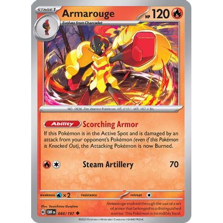Armarouge 44 - SV03 Obsidian Flames Reverse Holofoil