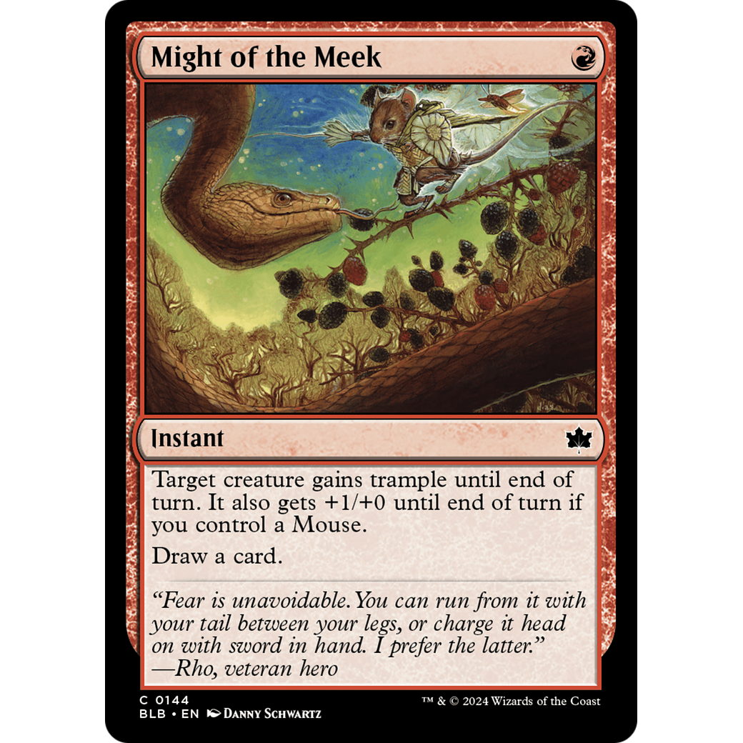 Might of the Meek (BLB-144) - Bloomburrow