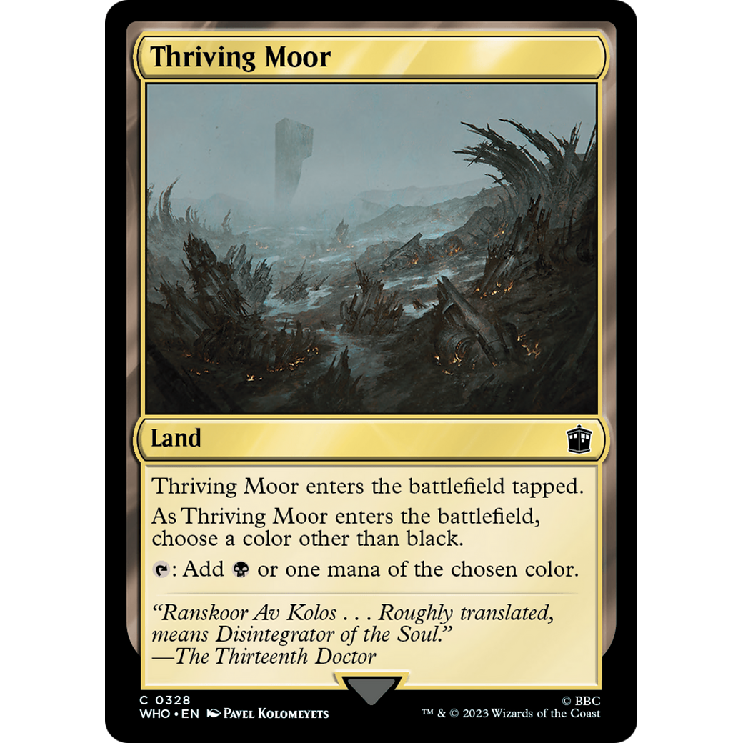 Thriving Moor (WHO-328) - Doctor Who Foil