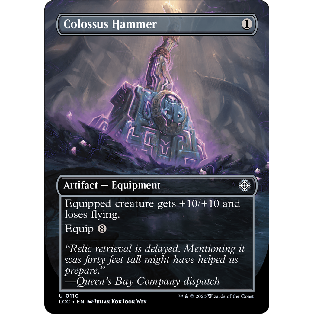 Colossus Hammer (LCC-110) - The Lost Caverns of Ixalan Commander (Borderless)
