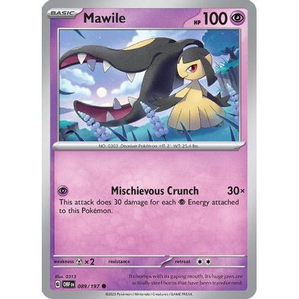 Mawile - 089/197 89 - SV03 Obsidian Flames