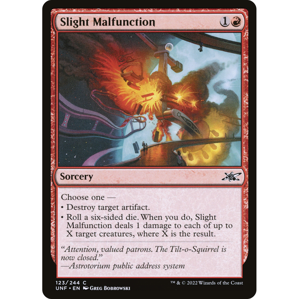 Slight Malfunction (UNF-123) - Unfinity Foil