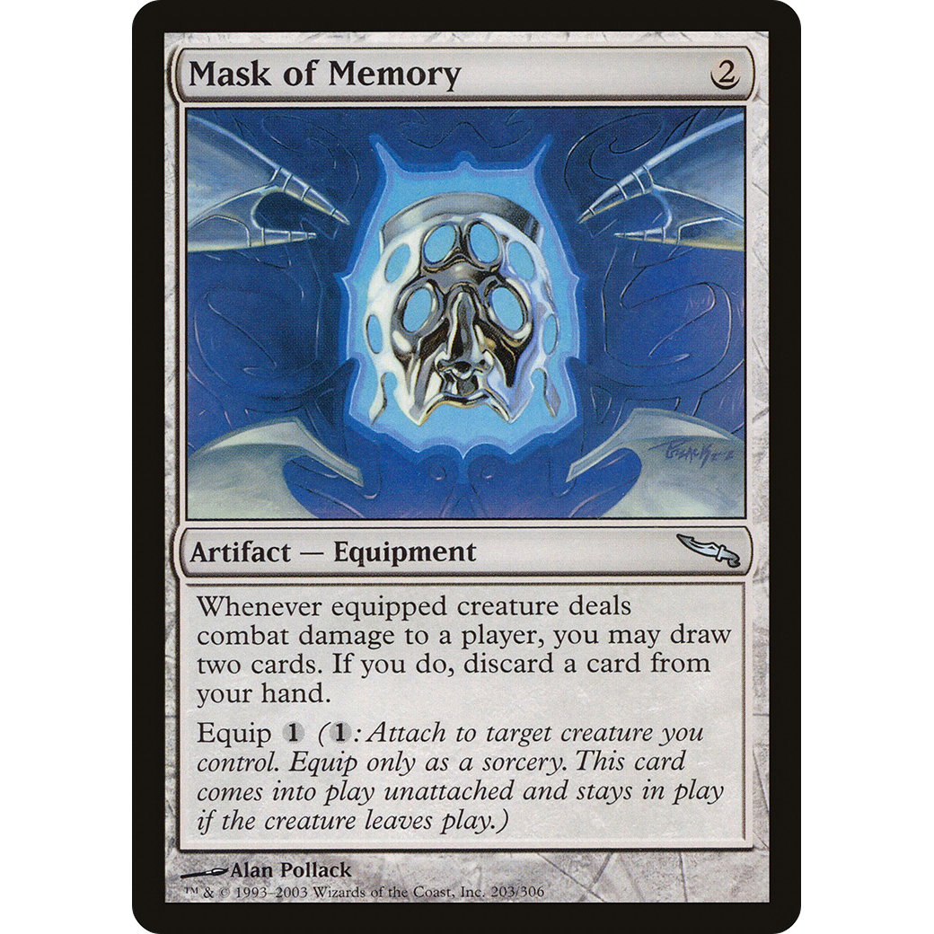 Mask of Memory (MRD-203) - Mirrodin Foil
