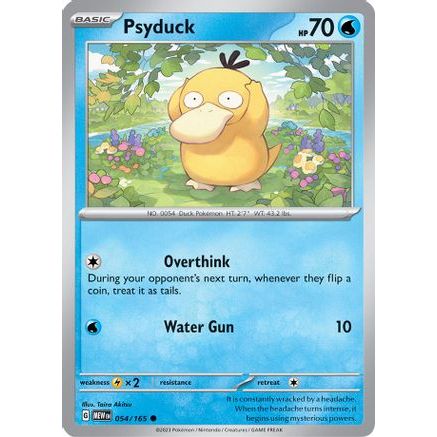 Psyduck - 054/165 54 - SV Scarlet & Violet 151 Reverse Holofoil