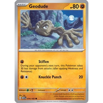 Geodude 74 - SV Scarlet & Violet 151