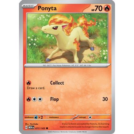 Ponyta 77 - SV Scarlet & Violet 151 Reverse Holofoil
