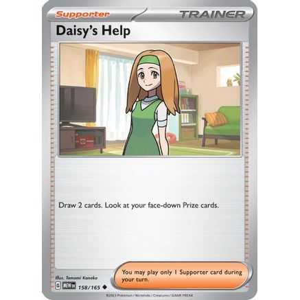 Daisy's Help - 158/165 158 - SV Scarlet & Violet 151 Reverse Holofoil