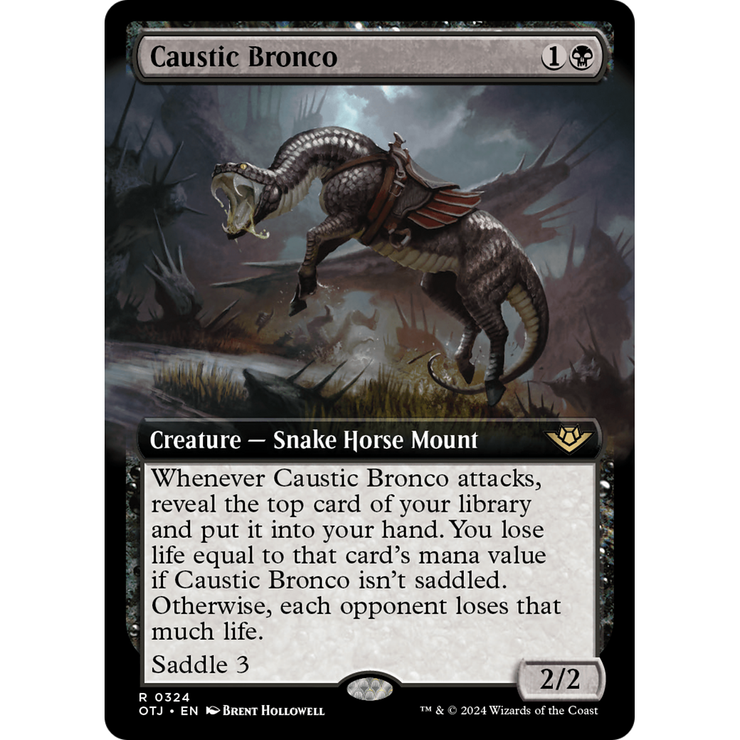 Caustic Bronco (OTJ-324) - Outlaws of Thunder Junction: (Extended Art)