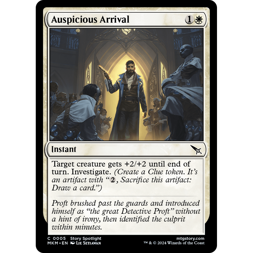 Auspicious Arrival (MKM-005) - Murders at Karlov Manor