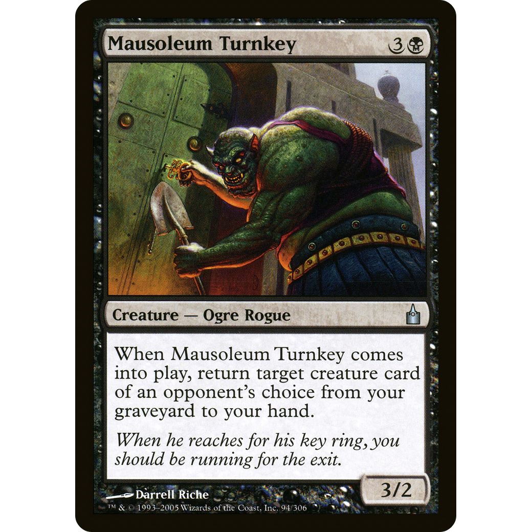 Mausoleum Turnkey (RAV-094) - Ravnica: City of Guilds