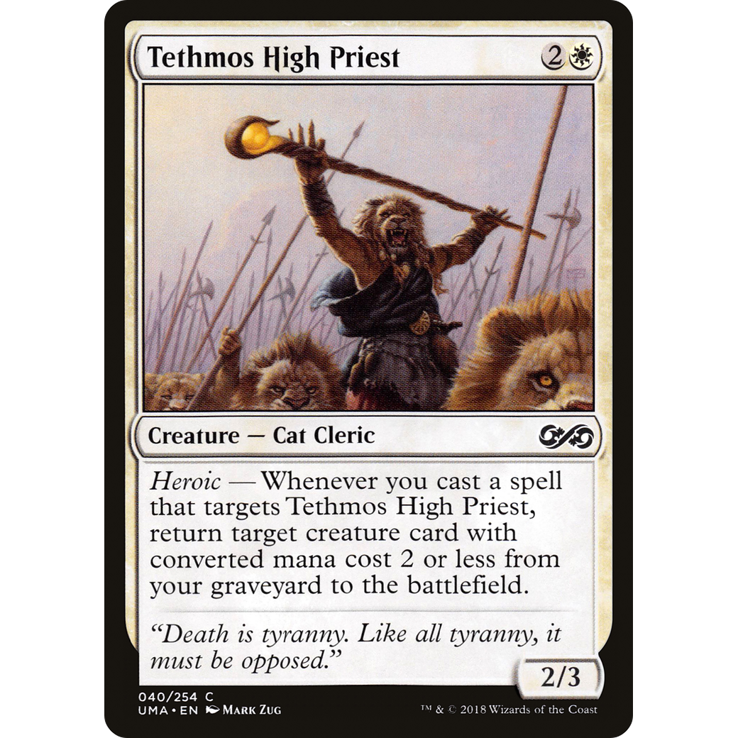 Tethmos High Priest (UMA-040) - Ultimate Masters Foil