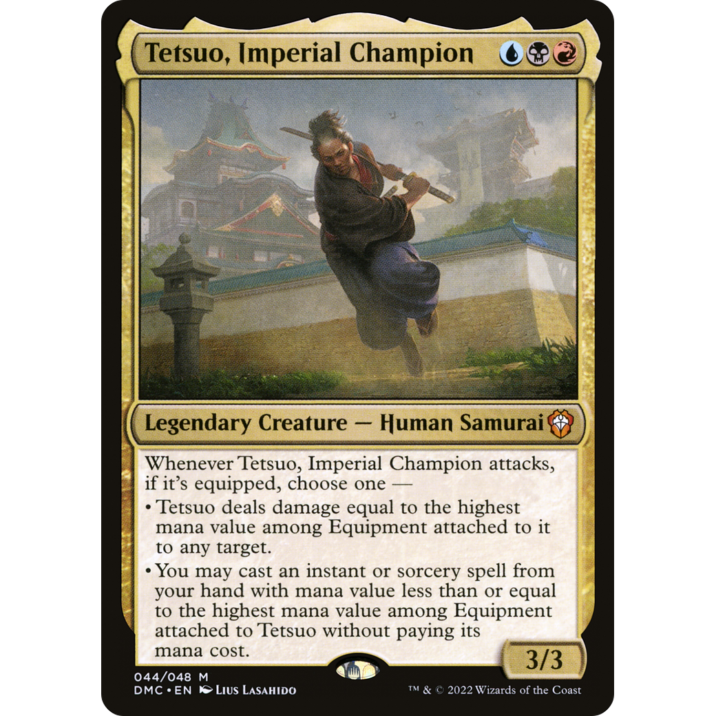 Tetsuo, Imperial Champion (DMC-044) - Dominaria United Commander Foil