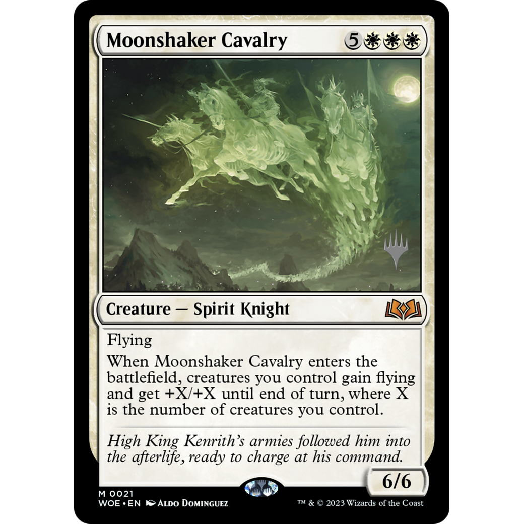 Moonshaker Cavalry (PPWOE-21P) - Wilds of Eldraine Promos