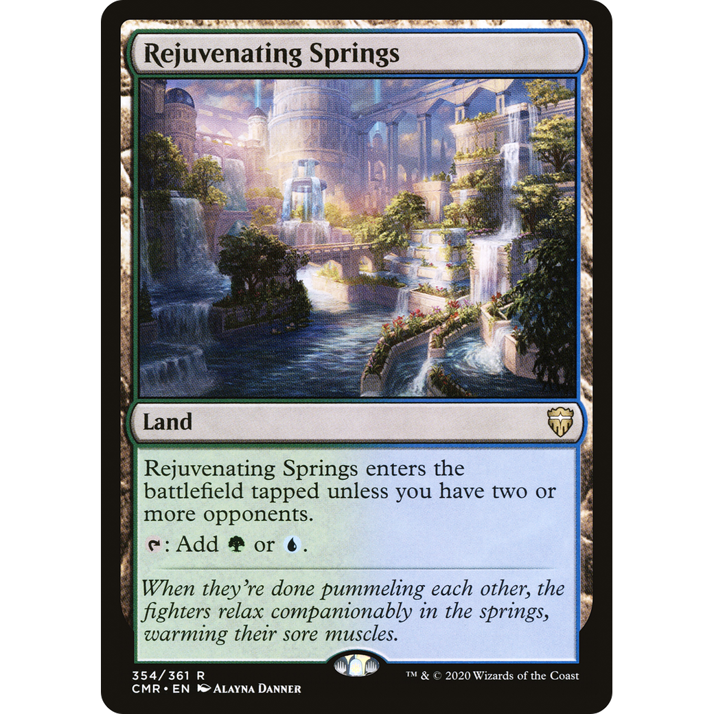 Rejuvenating Springs (CMR-354) - Commander Legends Foil