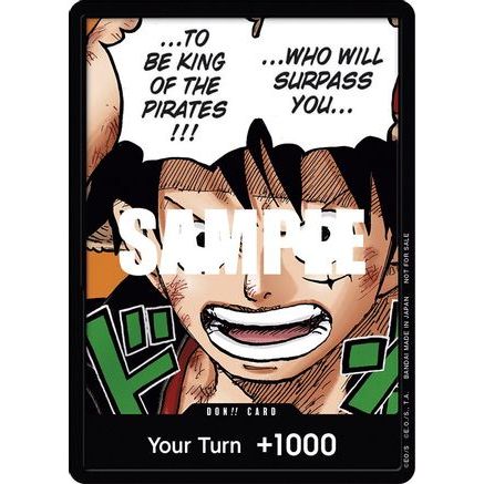 DON!! Card (Monkey.D.Luffy) (1st Anniversary DON!! Card Pack) - One Piece Promotion Cards