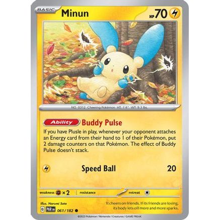 Minun - 061/182 61 - SV04 Paradox Rift