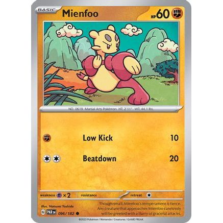 Mienfoo 96 - SV04 Paradox Rift Reverse Holofoil