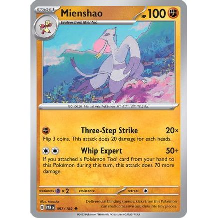 Mienshao - 097/182 97 - SV04 Paradox Rift Reverse Holofoil