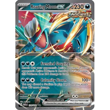 Roaring Moon ex 124 - SV04 Paradox Rift Holofoil