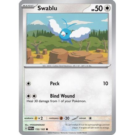 Swablu - 152/182 152 - SV04 Paradox Rift Reverse Holofoil