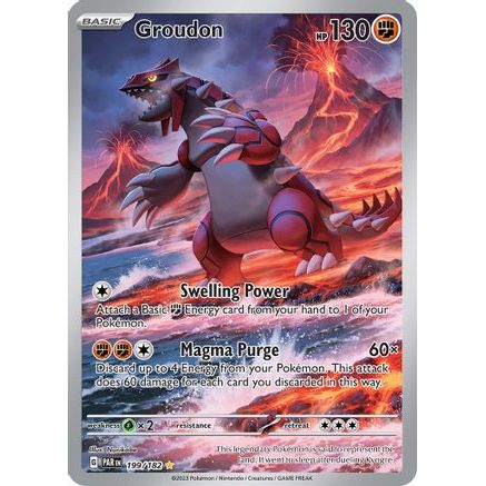 Groudon - 199/182 199 - SV04 Paradox Rift Holofoil