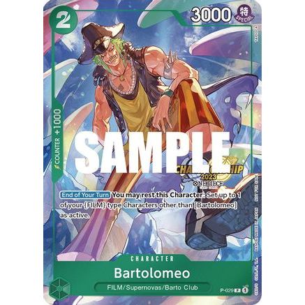 Bartolomeo (CS 2023 Event Pack) (P-029) - One Piece Promotion Cards Foil