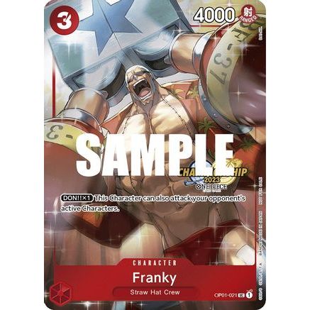 Franky (CS 2023 Celebration Pack) (OP01-021) - One Piece Promotion Cards Foil