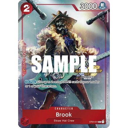 Brook (CS 2023 Celebration Pack) (ST01-011) - One Piece Promotion Cards Foil