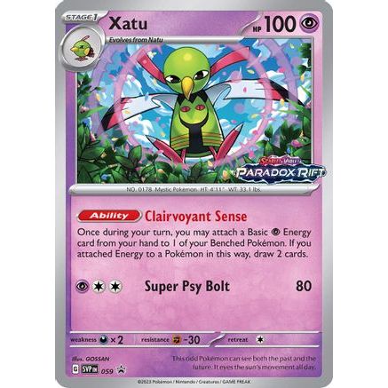 Xatu - 059 (Prerelease) 59 - SV Scarlet & Violet Promo Cards Holofoil