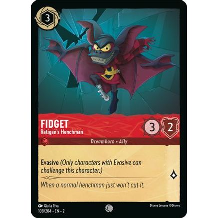 Fidget - Ratigan's Henchman (108/204) - Rise of the Floodborn Cold Foil