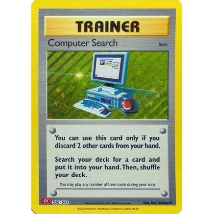 Computer Search (CLC) 20 - Trading Card Game Classic Holofoil