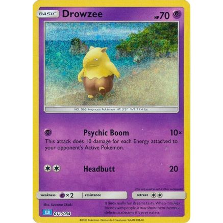Drowzee 11 - Trading Card Game Classic Holofoil