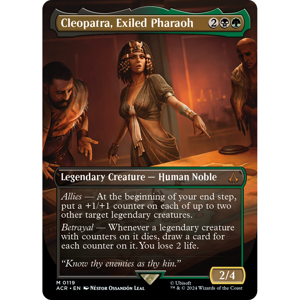 Cleopatra, Exiled Pharaoh (Borderless) (ACR-119) - Assassin's Creed (Borderless)